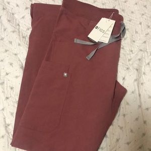Figs mauve pants
